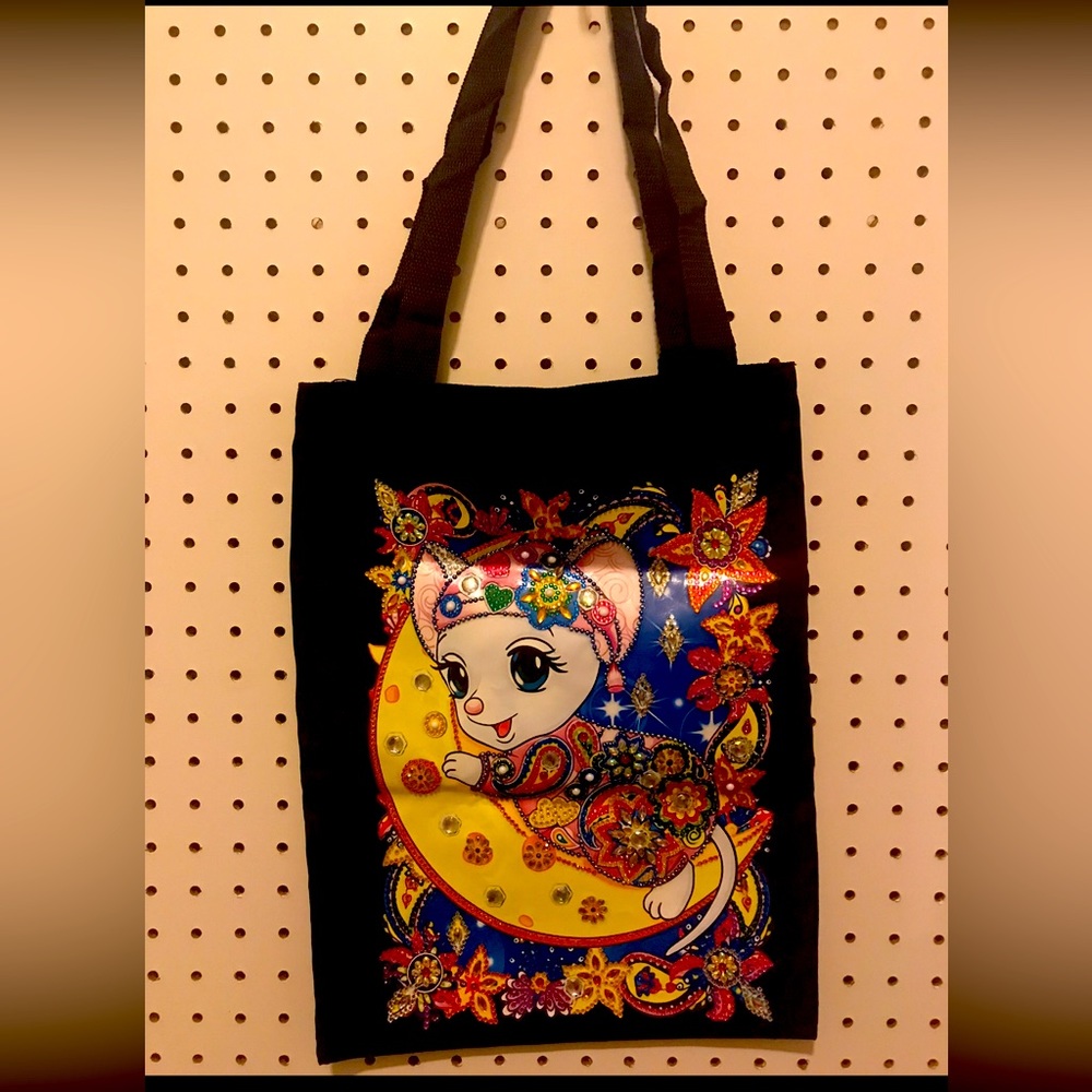 Mouse Diamond Painted Tote Bag